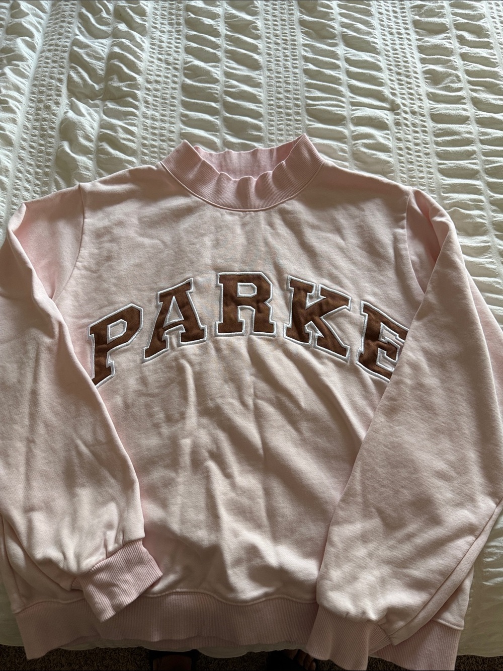 Parker Pink Crewneck Sweater